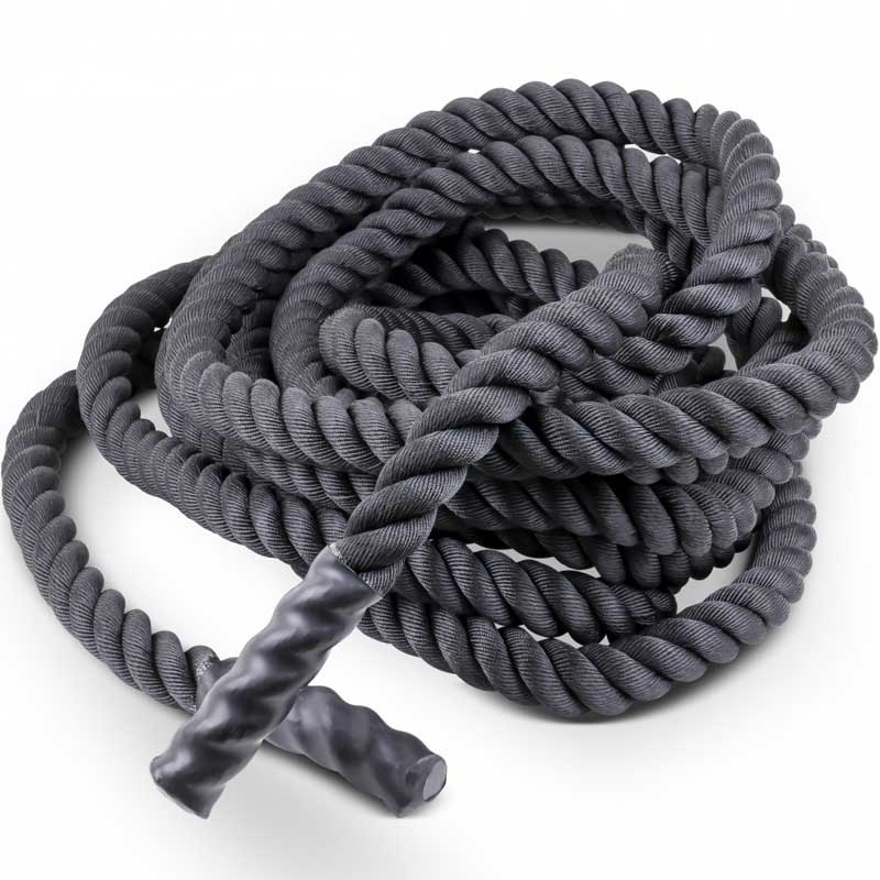 sportandmore battle rope zwart 15m sterkte 51mm at sportandmore.nl